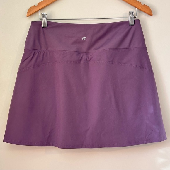 Marika Activewear Skort- Quikdri- Hidden Shorts- Plum- Large- Sports - Beach - Picture 2 of 3